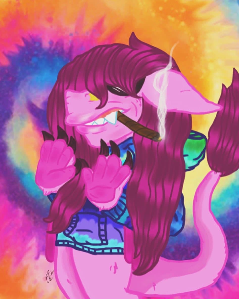 Tie-Dye Rebel — Original Characters, Digital