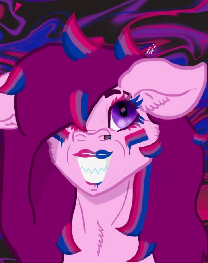 Bi Pride Lux — Original Characters, Digital