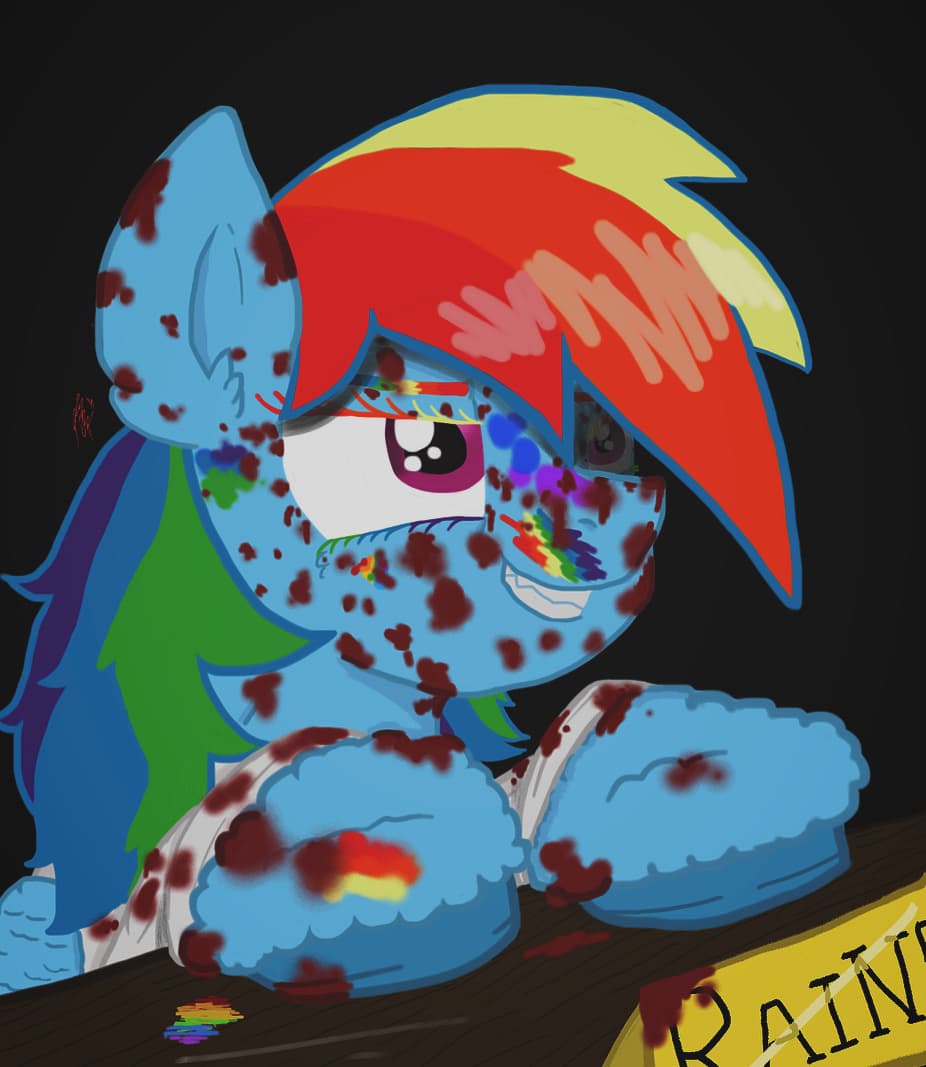 Rainbow Factory Manager — Fan Art, Digital, Cartoon Characters