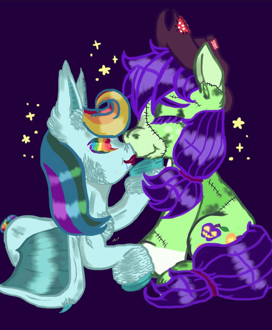 Franken Jack and Count Dashula — Original Characters, Digital