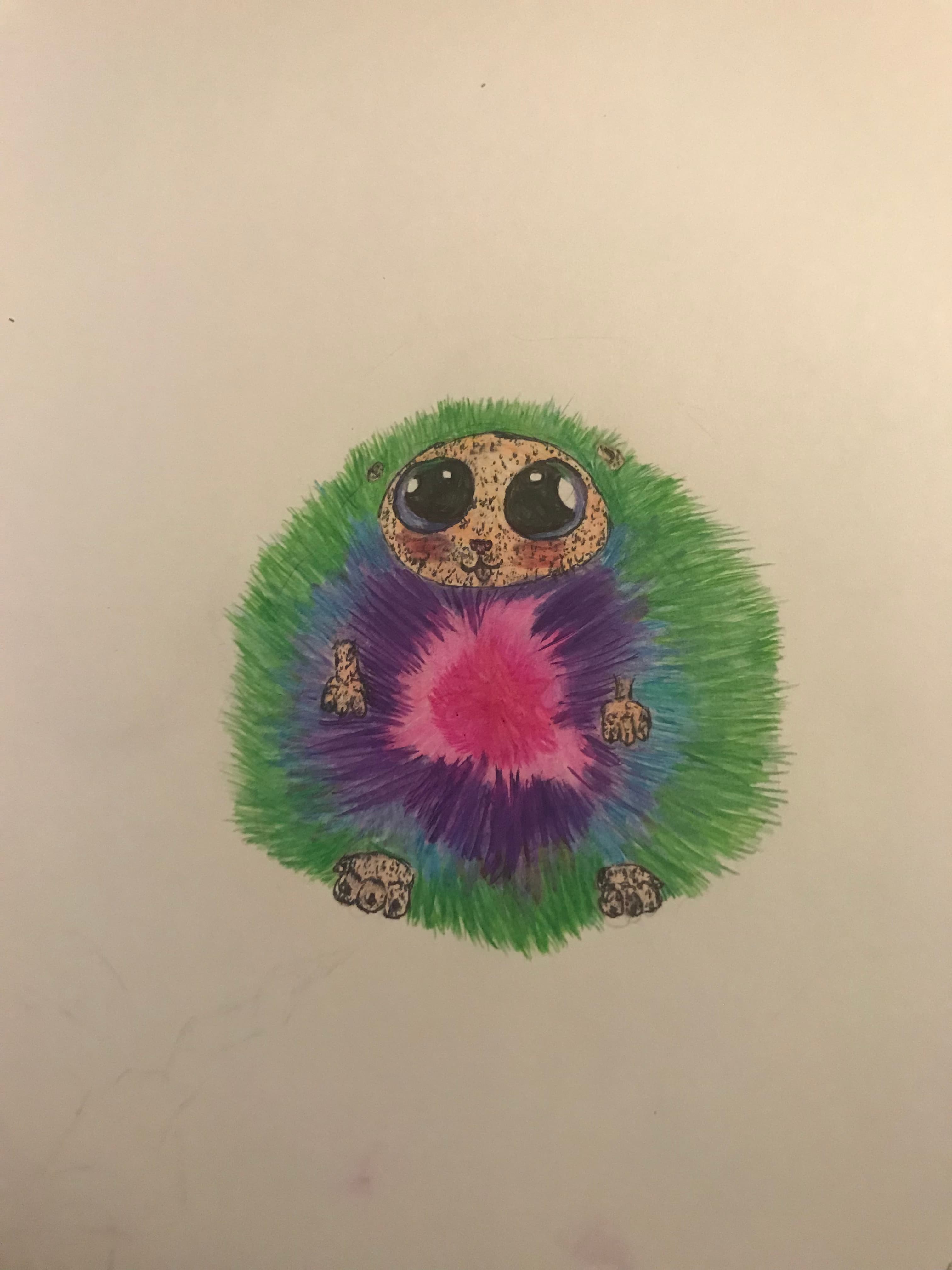 Fuzzy Little Wanderer — creature-design, Original Characters, Physical